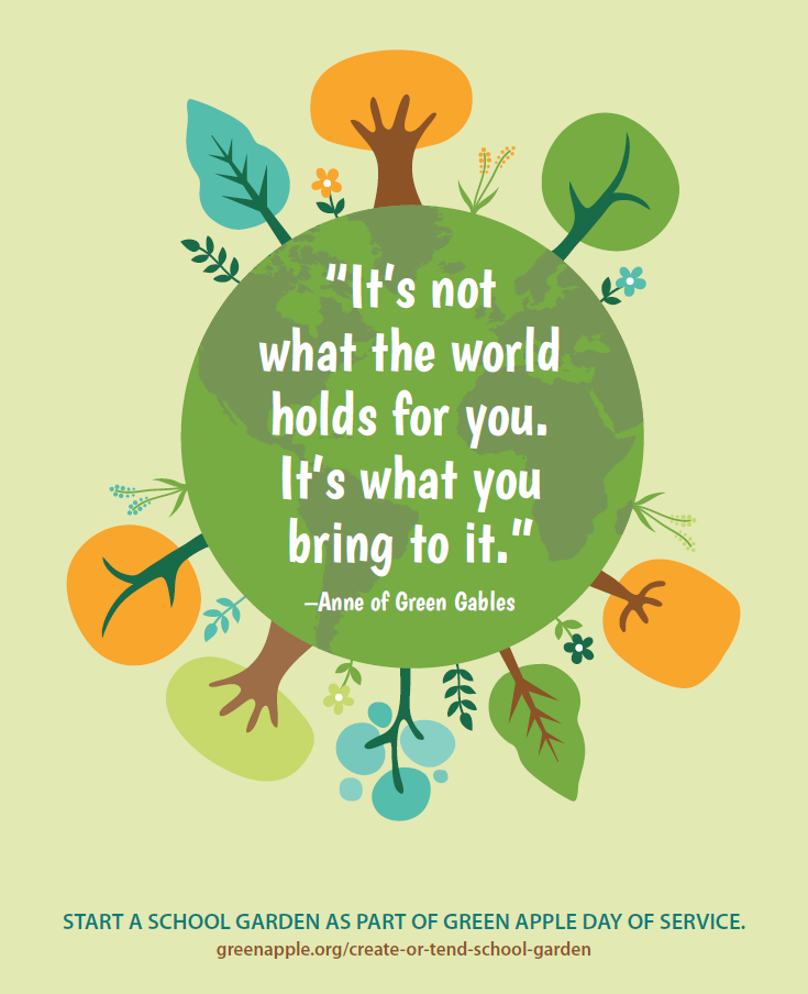 Green Apple Poster
