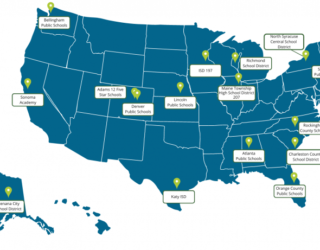 2023 Awardees Map - DOE Efficient and Healthy Schools Campaign