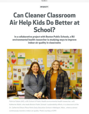 BPS BUSPH IAQ Research Partnership